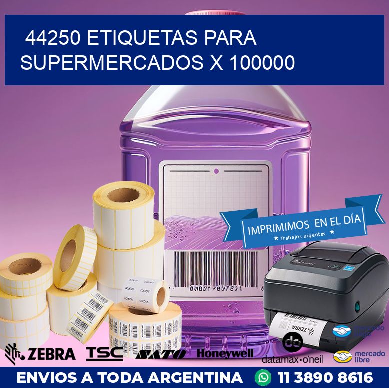 44250 ETIQUETAS PARA SUPERMERCADOS X 100000