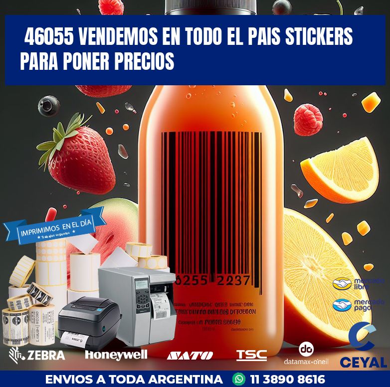 46055 VENDEMOS EN TODO EL PAIS STICKERS PARA PONER PRECIOS