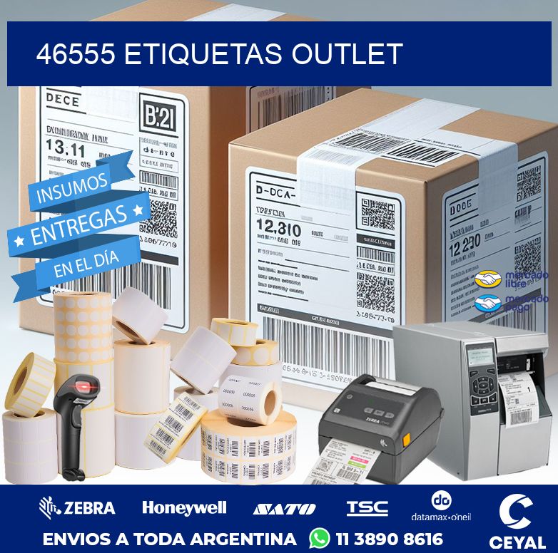 46555 ETIQUETAS OUTLET