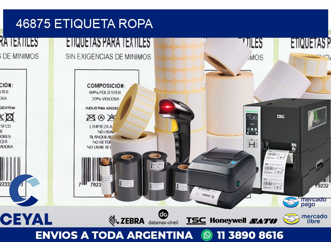 46875 ETIQUETA ROPA