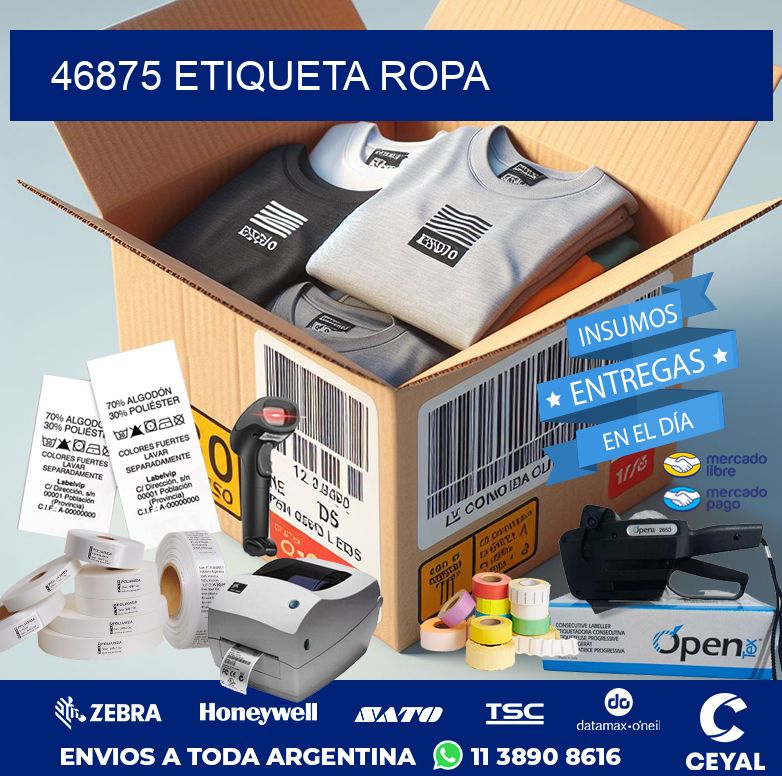 46875 ETIQUETA ROPA