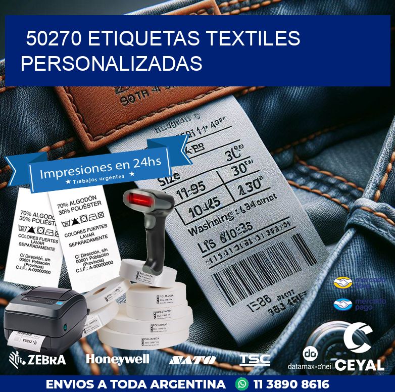 50270 ETIQUETAS TEXTILES PERSONALIZADAS