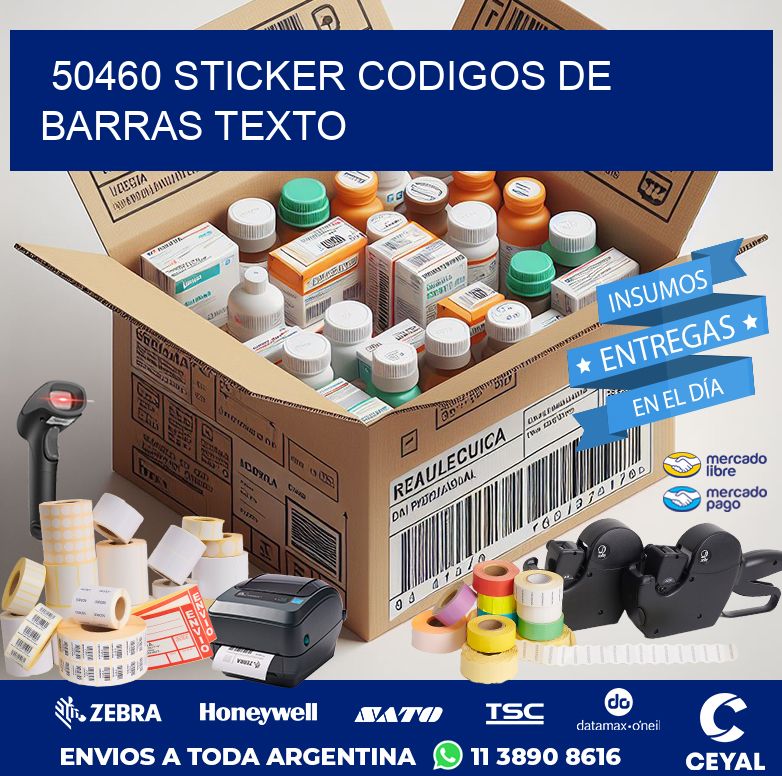 50460 STICKER CODIGOS DE BARRAS TEXTO