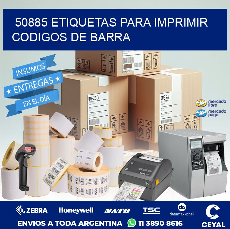 50885 ETIQUETAS PARA IMPRIMIR CODIGOS DE BARRA