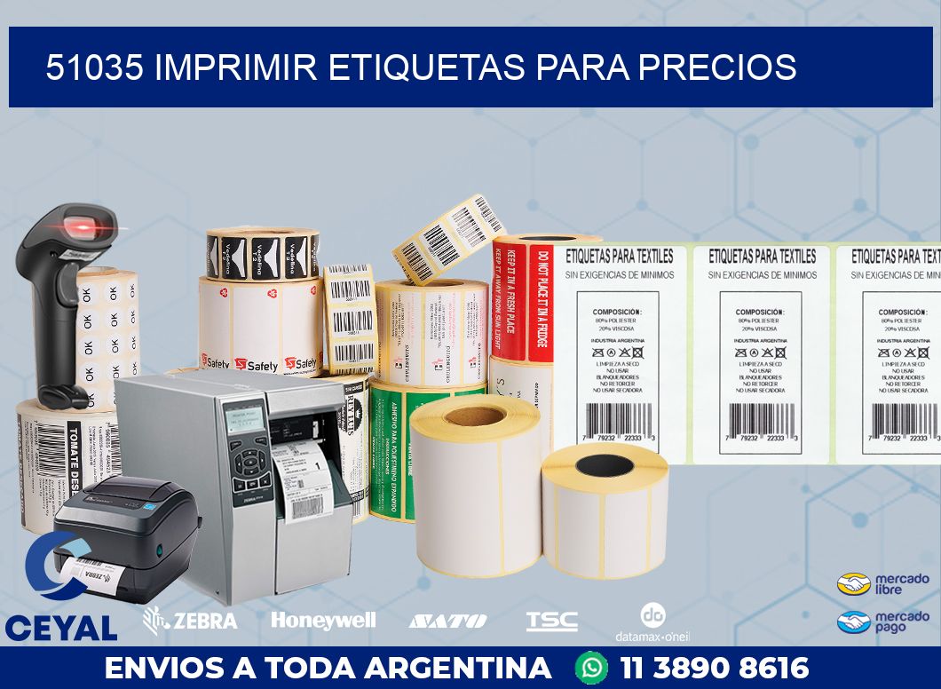 51035 IMPRIMIR ETIQUETAS PARA PRECIOS
