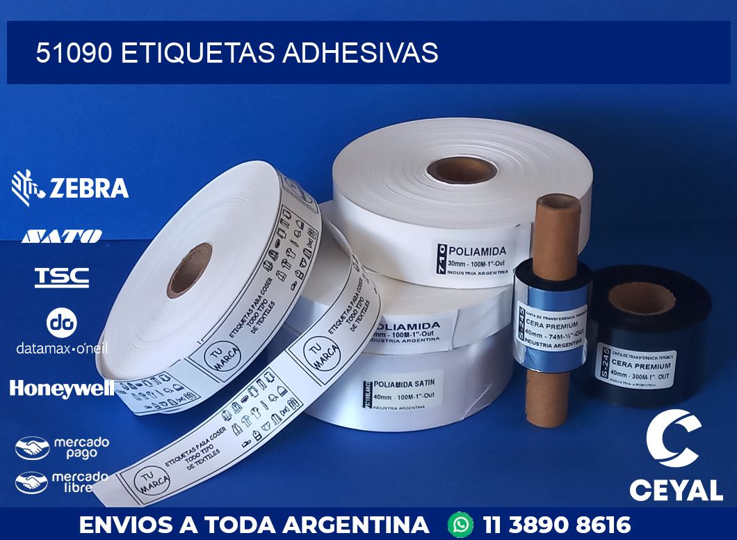 51090 ETIQUETAS ADHESIVAS