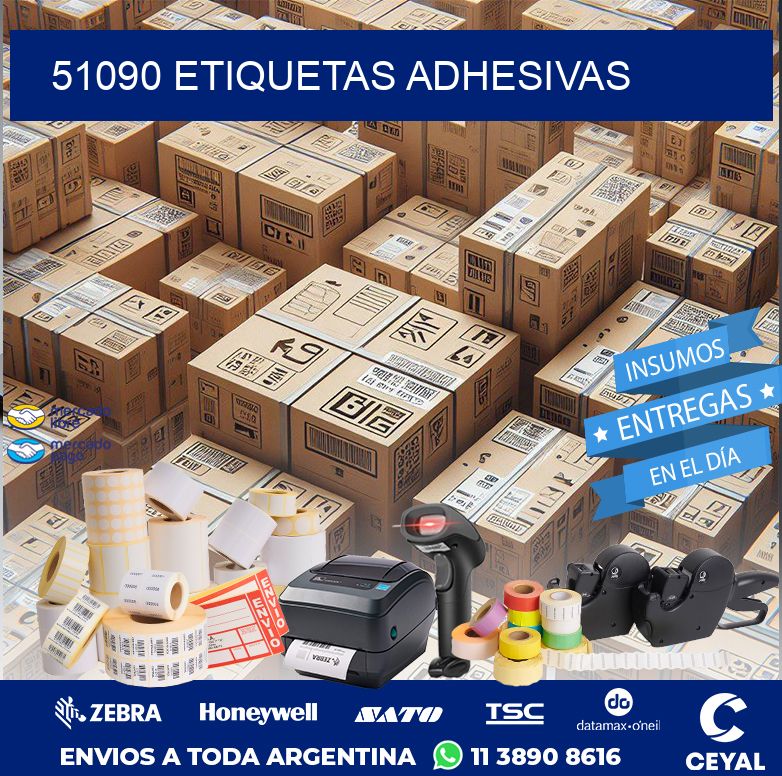 51090 ETIQUETAS ADHESIVAS