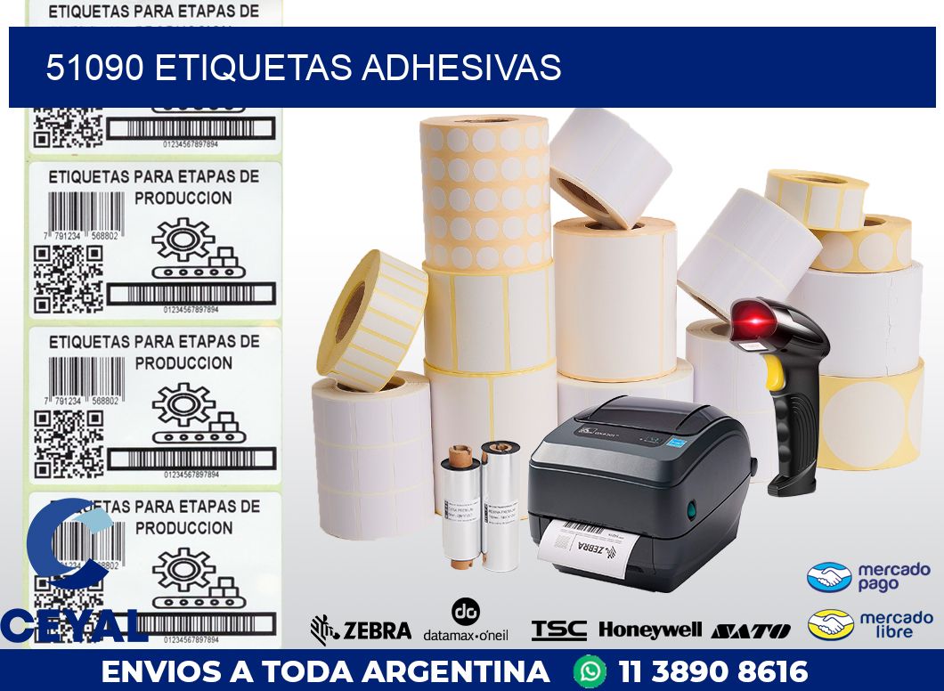 51090 ETIQUETAS ADHESIVAS