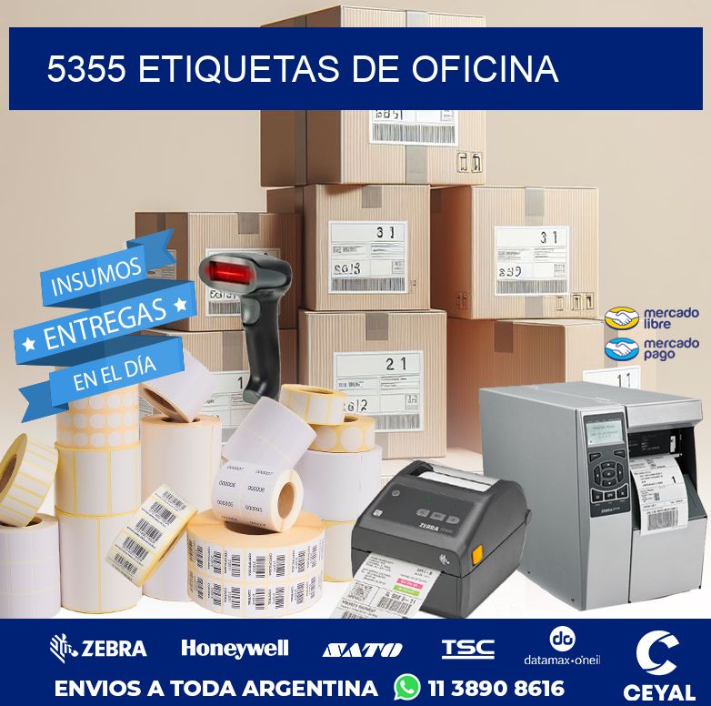 5355 ETIQUETAS DE OFICINA