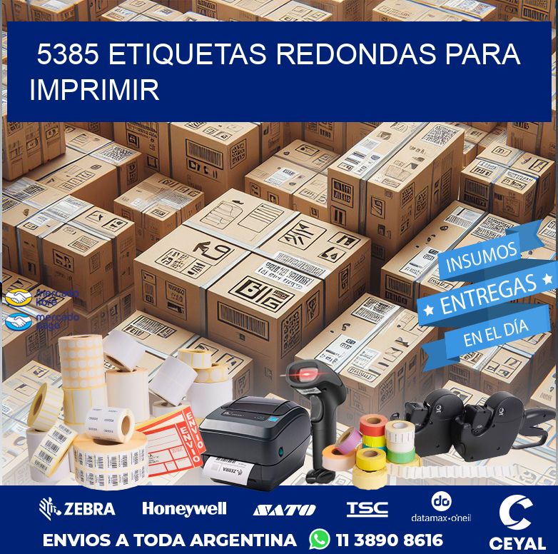 5385 ETIQUETAS REDONDAS PARA IMPRIMIR