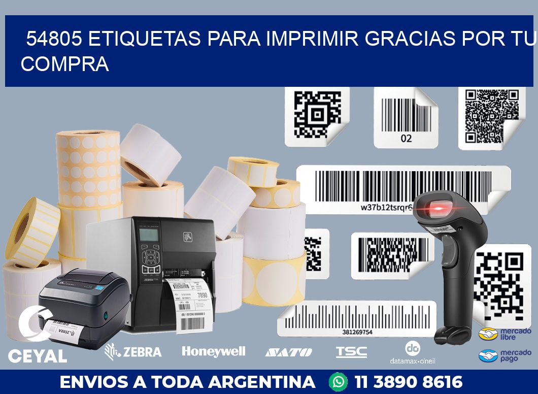 54805 ETIQUETAS PARA IMPRIMIR GRACIAS POR TU COMPRA