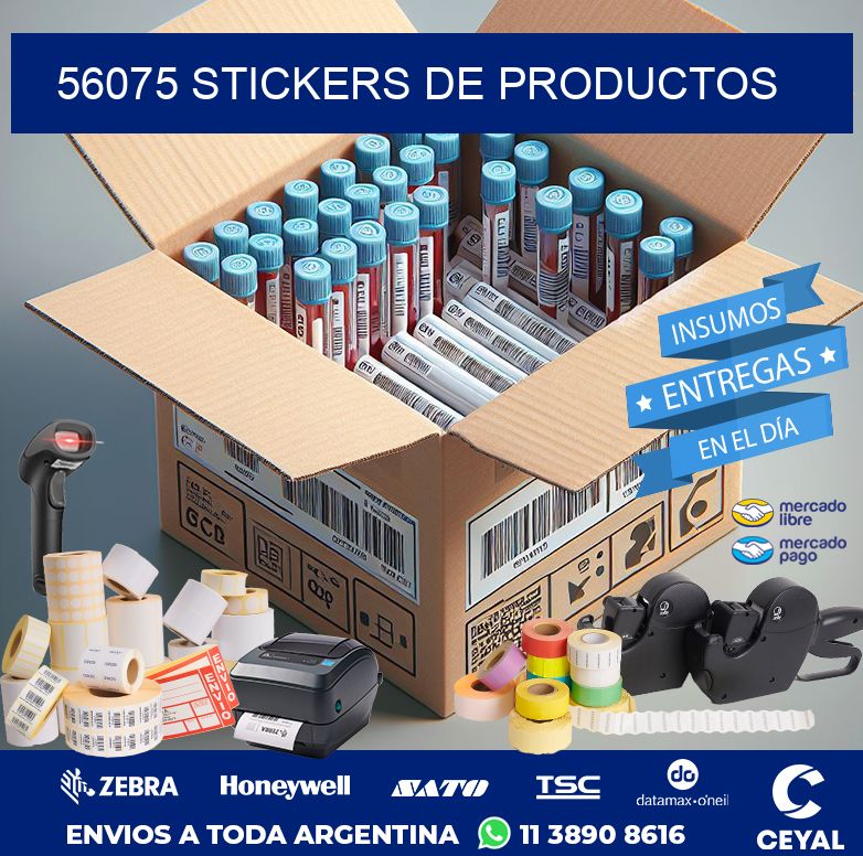 56075 STICKERS DE PRODUCTOS
