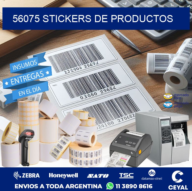 56075 STICKERS DE PRODUCTOS