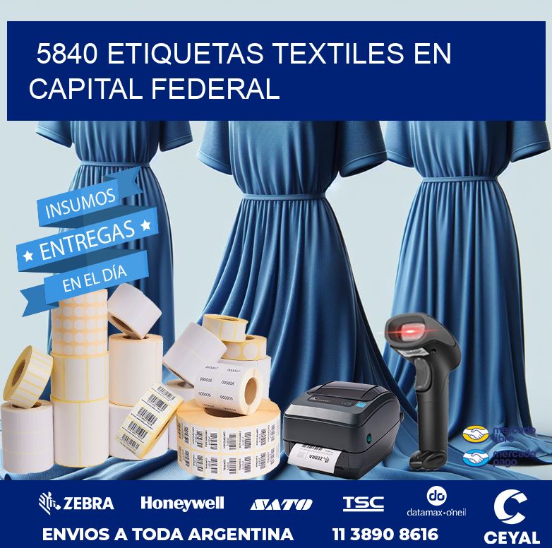 5840 ETIQUETAS TEXTILES EN CAPITAL FEDERAL