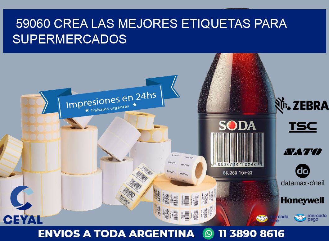 59060 CREA LAS MEJORES ETIQUETAS PARA SUPERMERCADOS