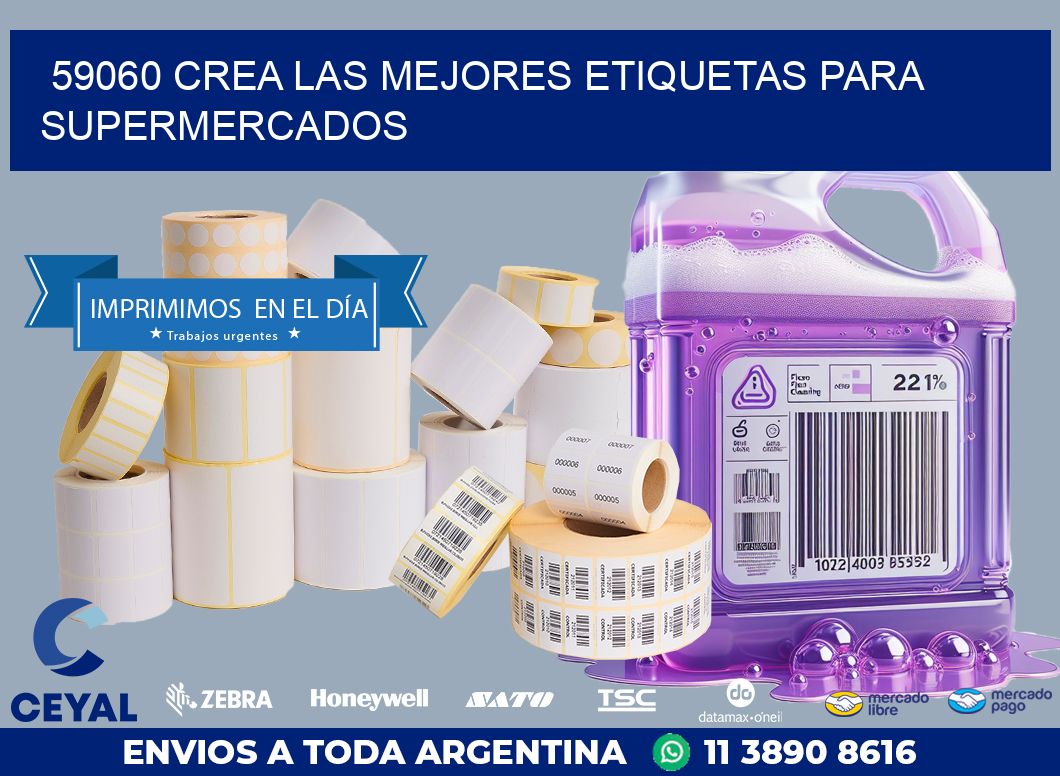 59060 CREA LAS MEJORES ETIQUETAS PARA SUPERMERCADOS