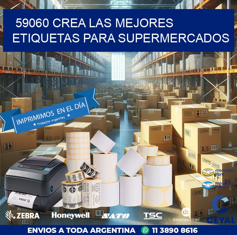 59060 CREA LAS MEJORES ETIQUETAS PARA SUPERMERCADOS