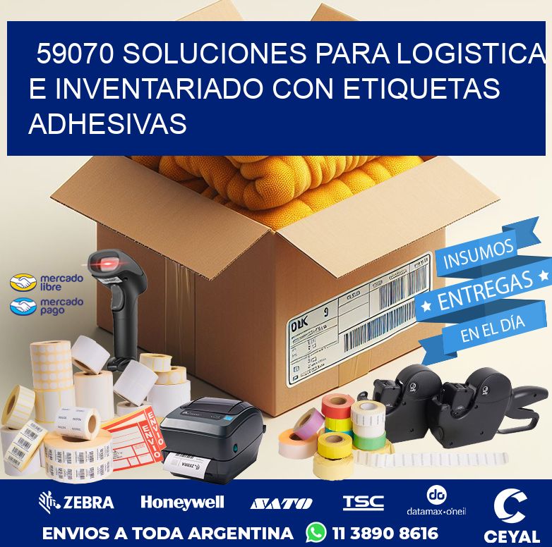 59070 SOLUCIONES PARA LOGISTICA E INVENTARIADO CON ETIQUETAS ADHESIVAS