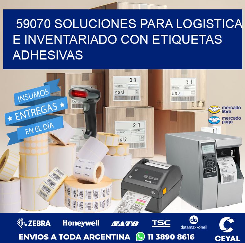 59070 SOLUCIONES PARA LOGISTICA E INVENTARIADO CON ETIQUETAS ADHESIVAS