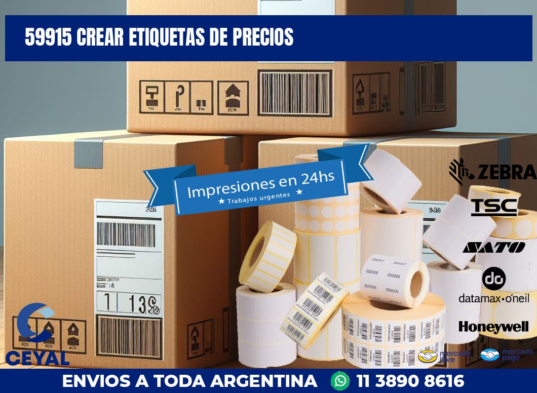 59915 CREAR ETIQUETAS DE PRECIOS