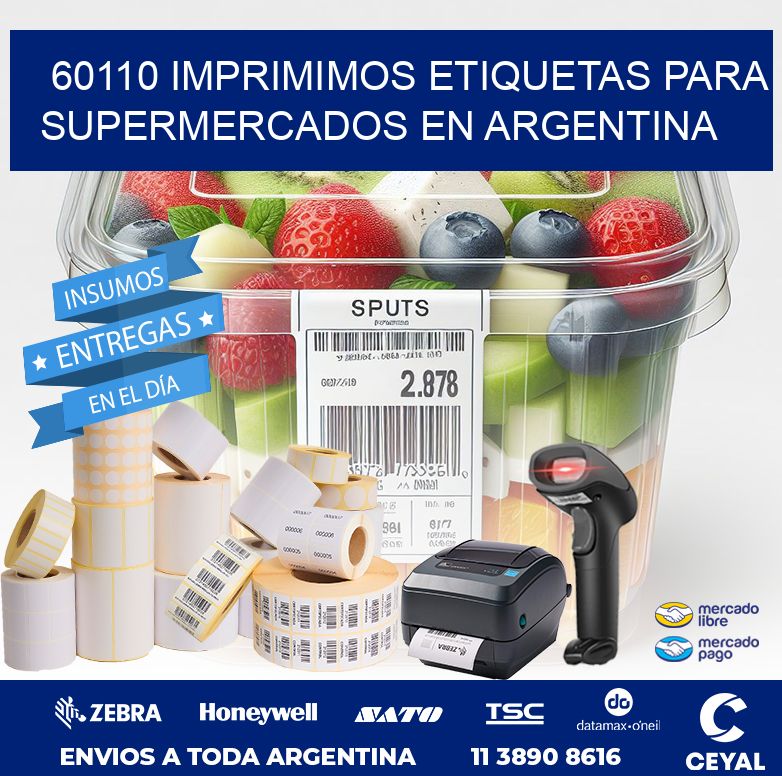 60110 IMPRIMIMOS ETIQUETAS PARA SUPERMERCADOS EN ARGENTINA