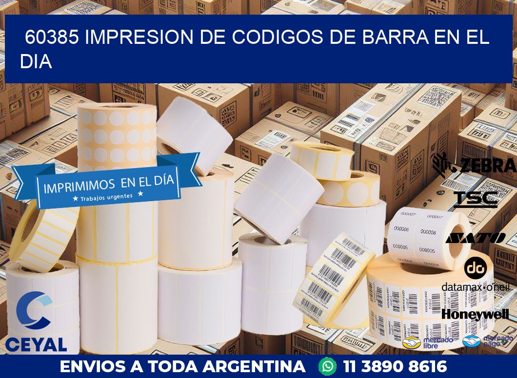 60385 IMPRESION DE CODIGOS DE BARRA EN EL DIA