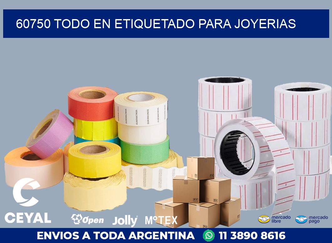 60750 TODO EN ETIQUETADO PARA JOYERIAS