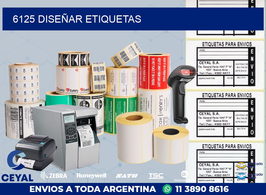 6125 DISEÑAR ETIQUETAS
