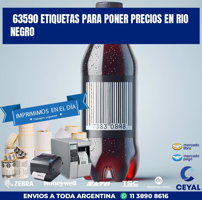 63590 ETIQUETAS PARA PONER PRECIOS EN RIO NEGRO