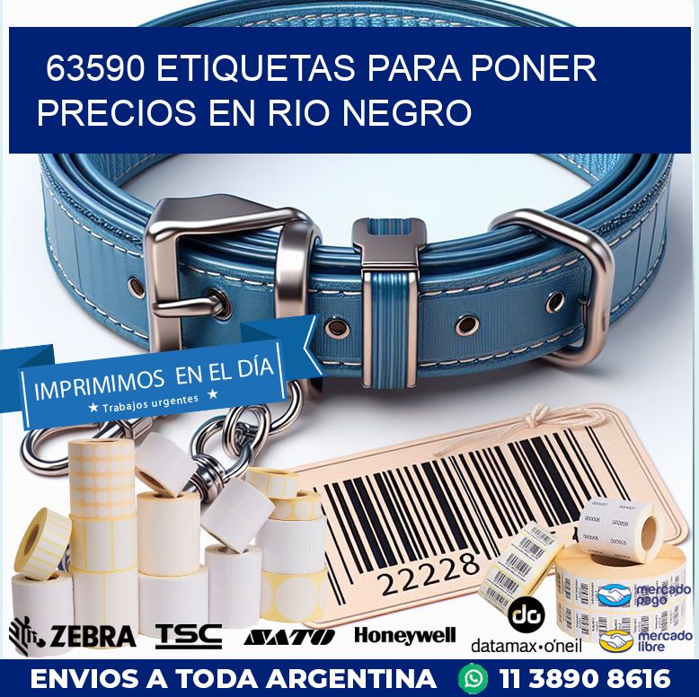 63590 ETIQUETAS PARA PONER PRECIOS EN RIO NEGRO