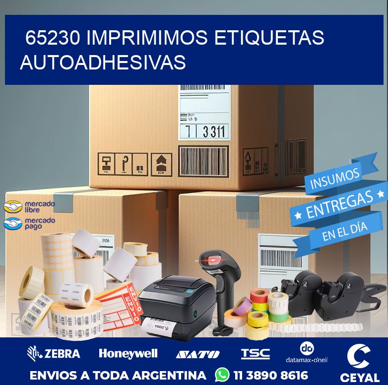 65230 IMPRIMIMOS ETIQUETAS AUTOADHESIVAS