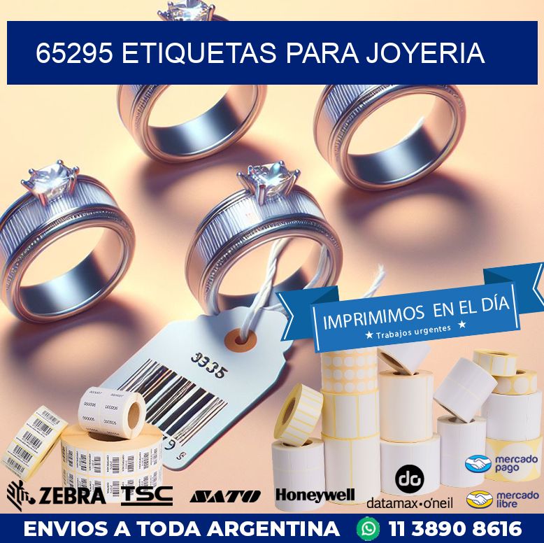 65295 ETIQUETAS PARA JOYERIA