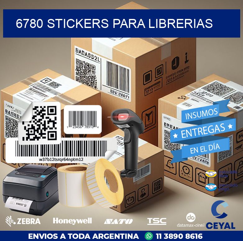 6780 STICKERS PARA LIBRERIAS