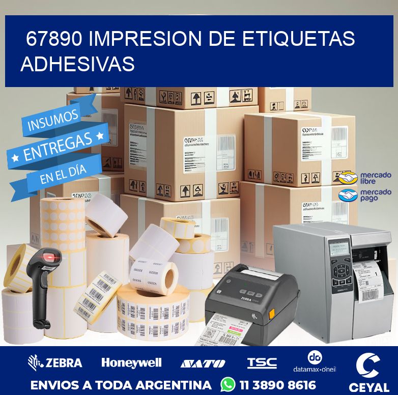 67890 IMPRESION DE ETIQUETAS ADHESIVAS