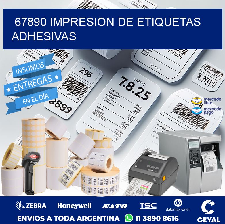 67890 IMPRESION DE ETIQUETAS ADHESIVAS