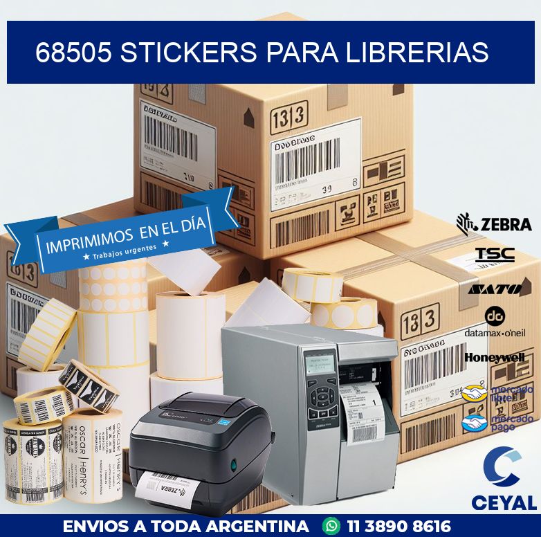 68505 STICKERS PARA LIBRERIAS
