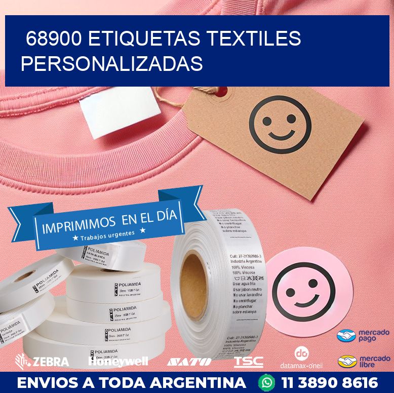 68900 ETIQUETAS TEXTILES PERSONALIZADAS