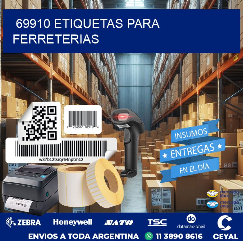69910 ETIQUETAS PARA FERRETERIAS