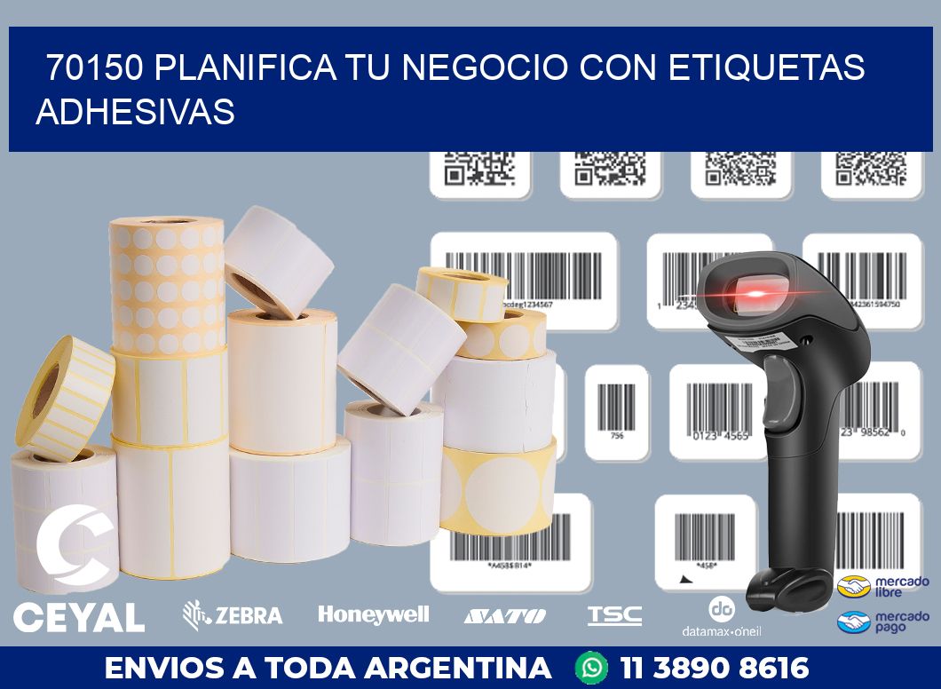 70150 PLANIFICA TU NEGOCIO CON ETIQUETAS ADHESIVAS