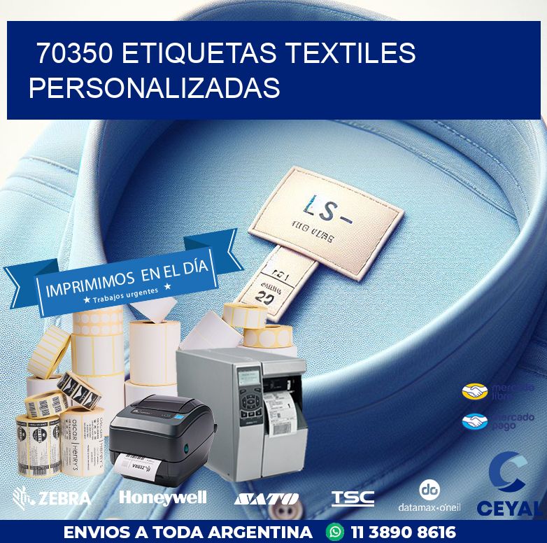 70350 ETIQUETAS TEXTILES PERSONALIZADAS