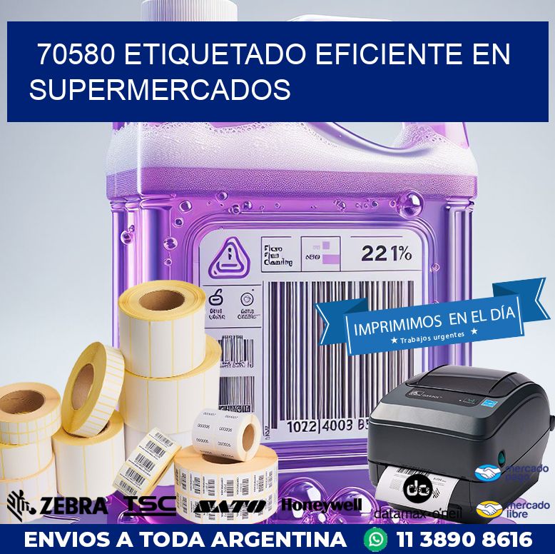 70580 ETIQUETADO EFICIENTE EN SUPERMERCADOS