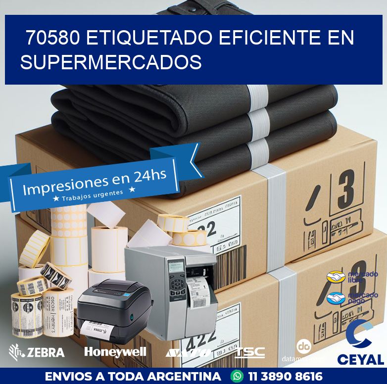 70580 ETIQUETADO EFICIENTE EN SUPERMERCADOS