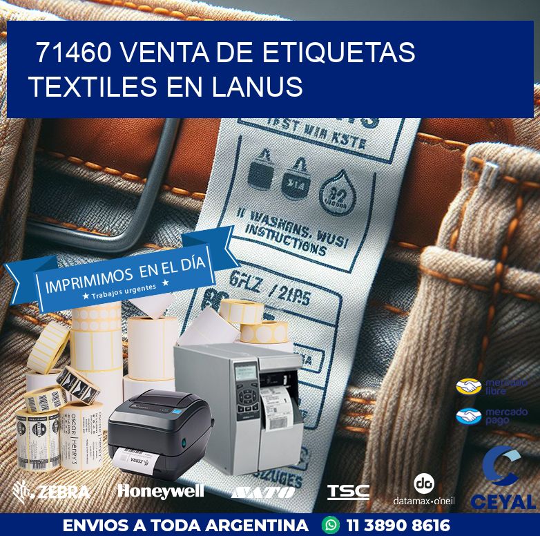 71460 VENTA DE ETIQUETAS TEXTILES EN LANUS