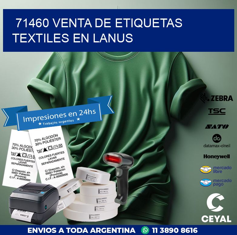 71460 VENTA DE ETIQUETAS TEXTILES EN LANUS