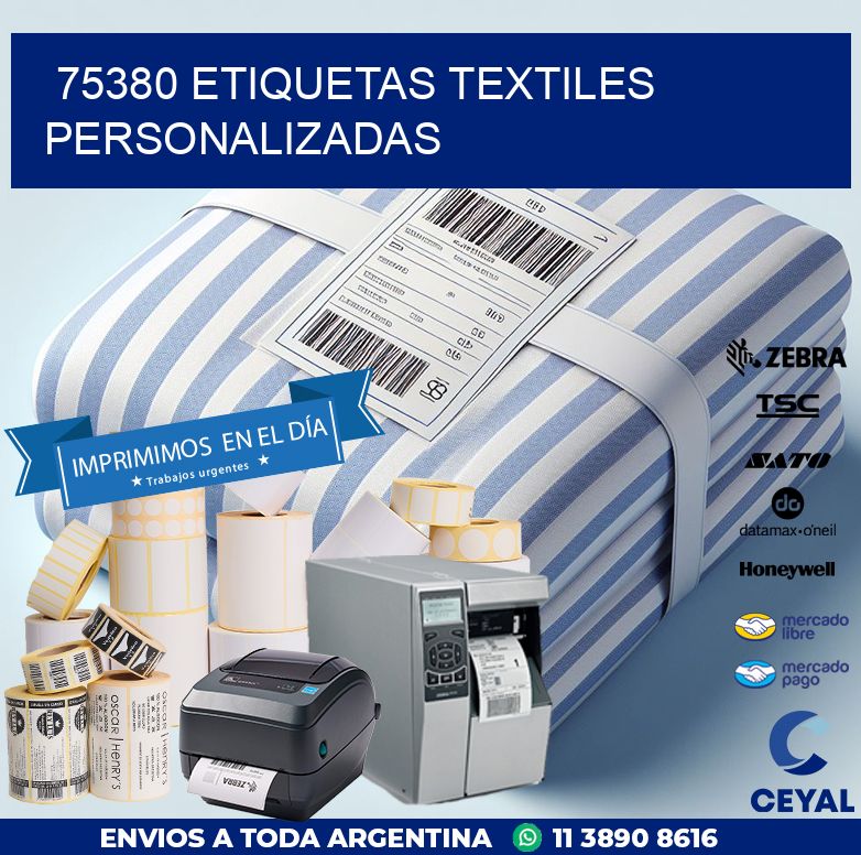 75380 ETIQUETAS TEXTILES PERSONALIZADAS