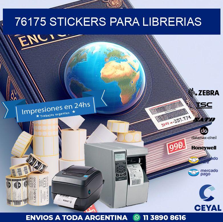 76175 STICKERS PARA LIBRERIAS