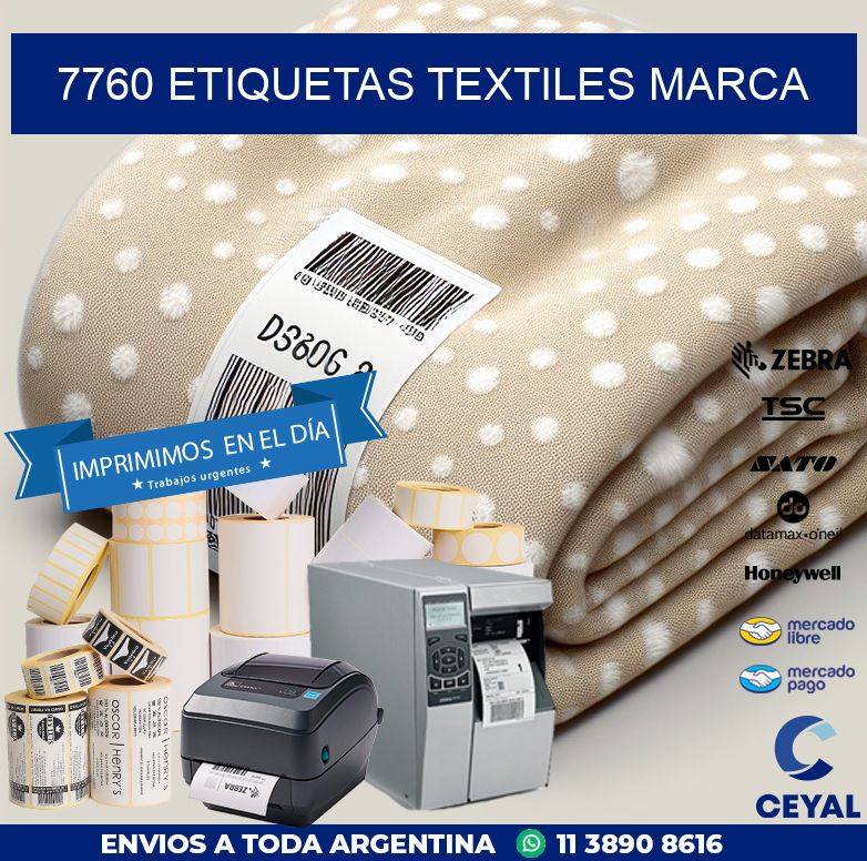 7760 ETIQUETAS TEXTILES MARCA