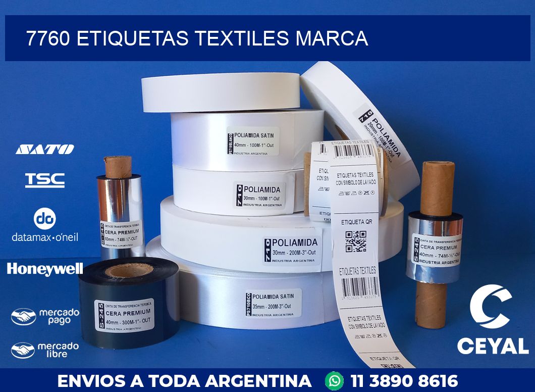 7760 ETIQUETAS TEXTILES MARCA