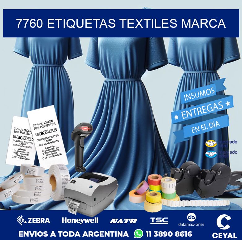 7760 ETIQUETAS TEXTILES MARCA