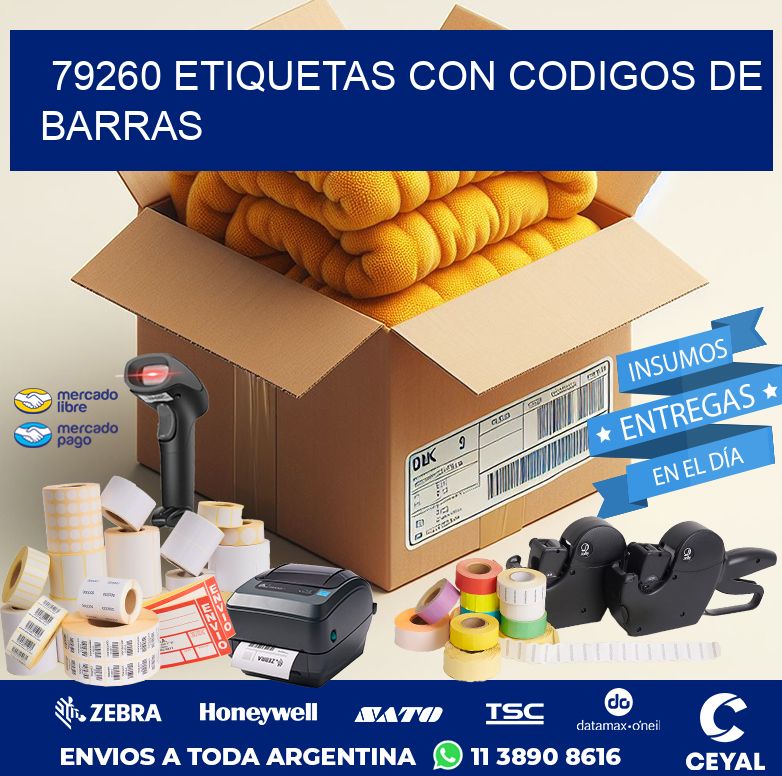 79260 ETIQUETAS CON CODIGOS DE BARRAS